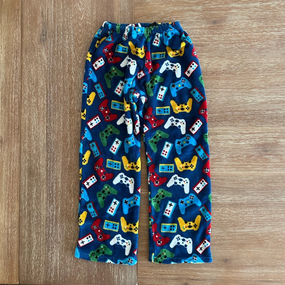 Boys’ Bideo Game Print Fleece Lounge Pants Pajama Bottom 🎮